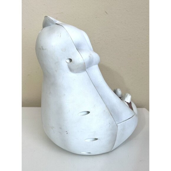 Rare Gemmy Big Mouth Ghost Halloween Animated Talking Candy Bowl Motion Sensor - Picture 6 of 12